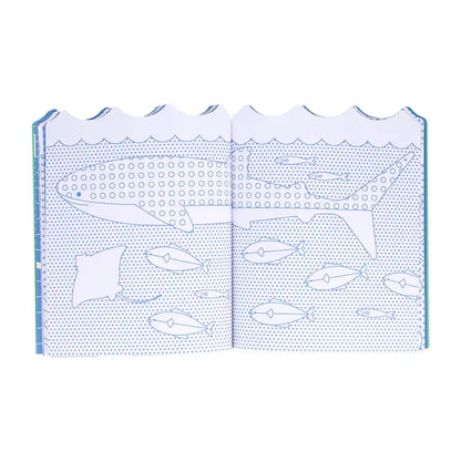 Ocean Colouring Book with Stickers from Petit Collage