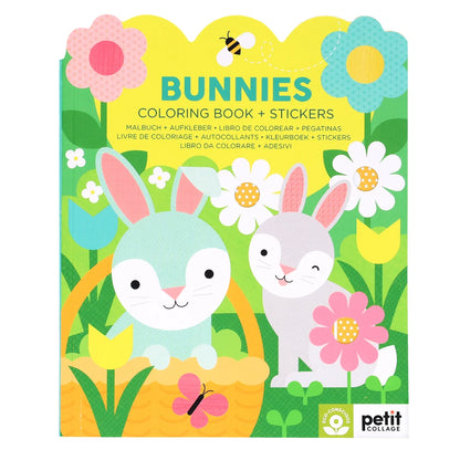 Bunnies Colouring Book with Stickers from Petit Collage