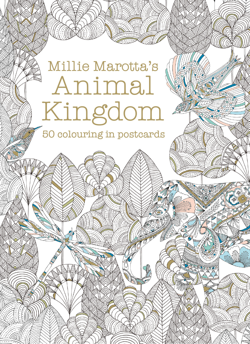 Millie Marotta's Animal Kingdom Box of 50 Postcards