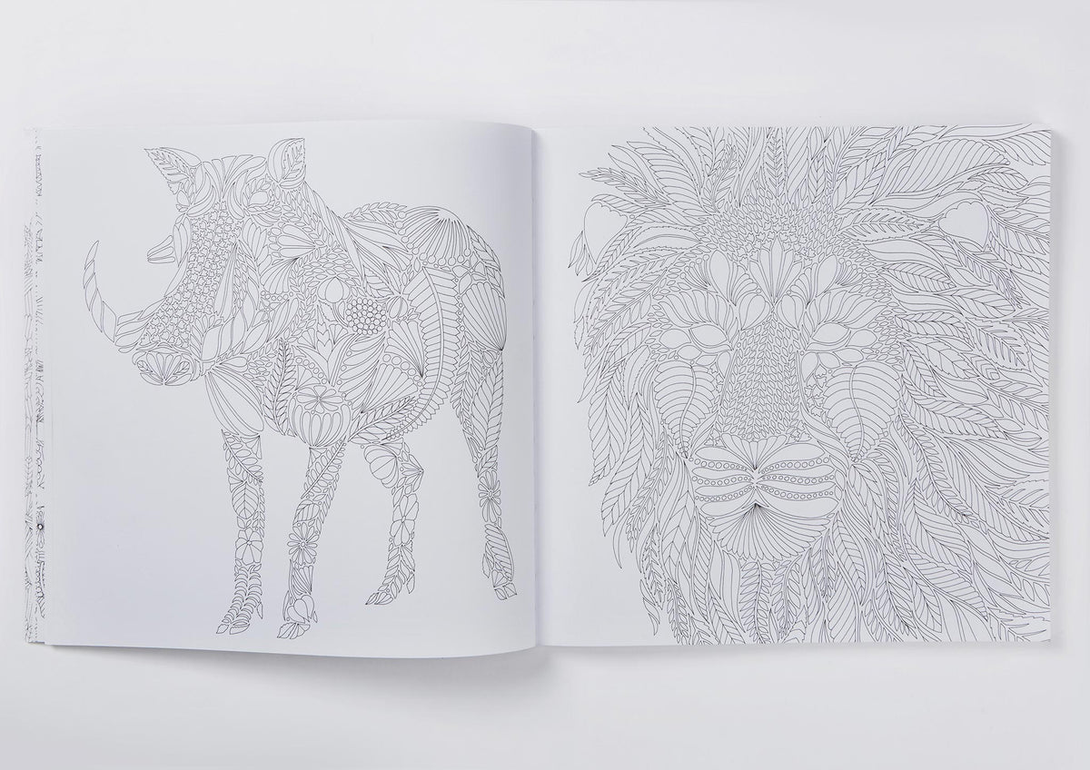 Millie Marotta's Wild Savannah Colouring Book