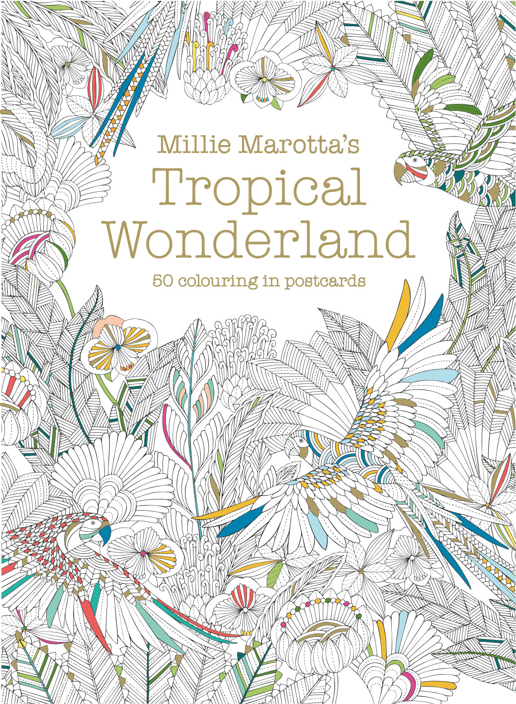 Millie Marotta's Tropical Wonderland Box of 50 Postcards