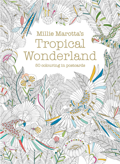 Millie Marotta's Tropical Wonderland Box of 50 Postcards