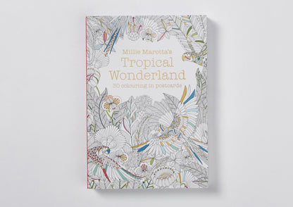 Millie Marotta's Tropical Wonderland Book of 30 Postcards