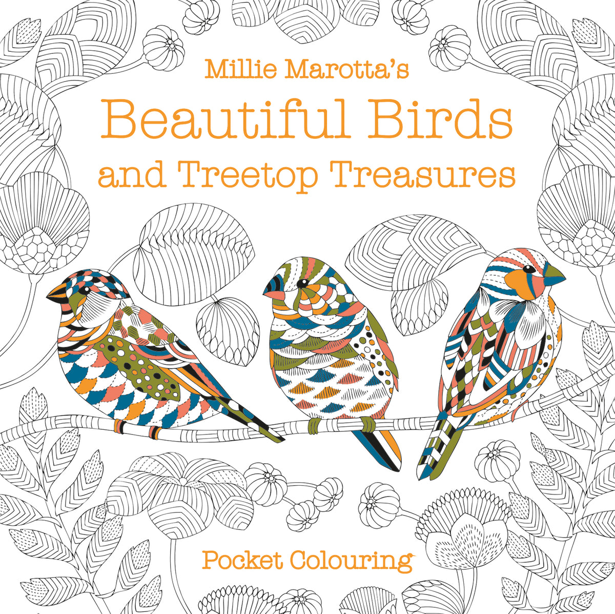 Millie Marotta's Beautiful Birds Pocket Colouring Book