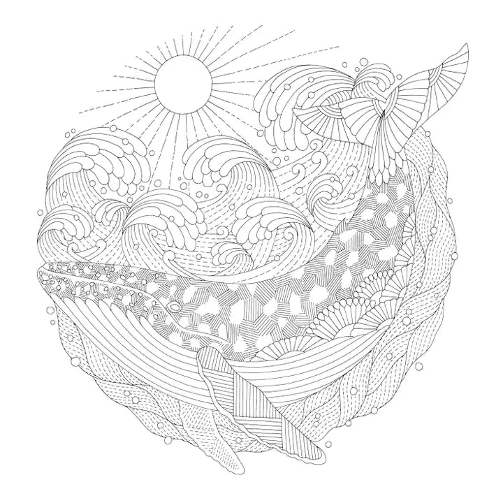 Millie Marotta's Secrets of the Sea Colouring Book