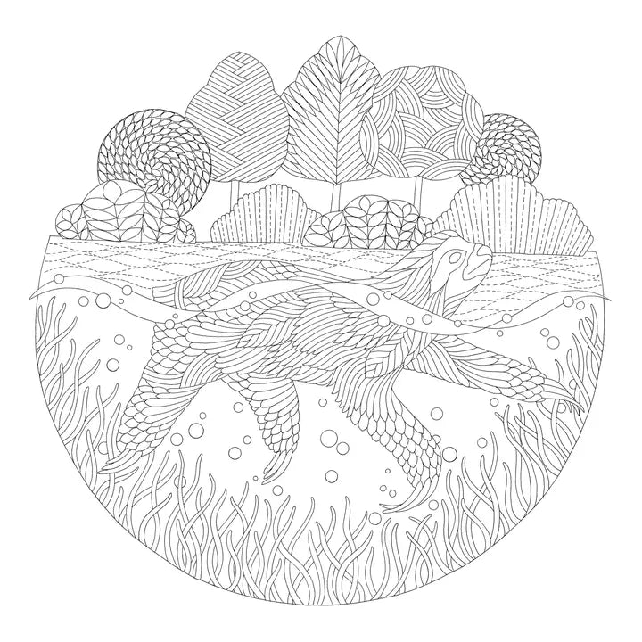 Millie Marotta's Island Escape Colouring Book