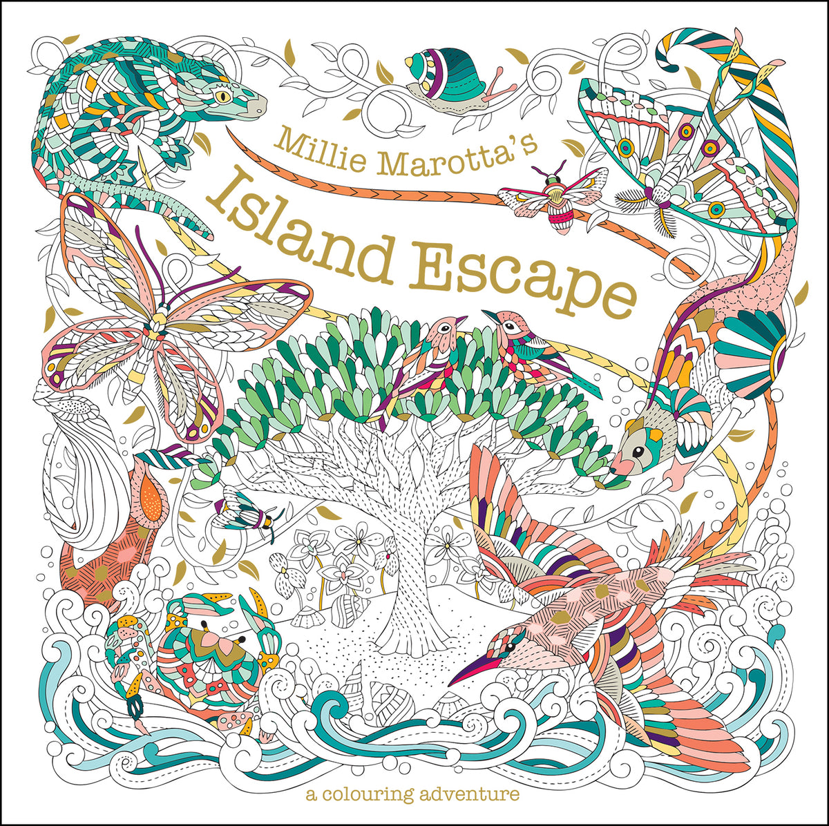 Millie Marotta's Island Escape Colouring Book