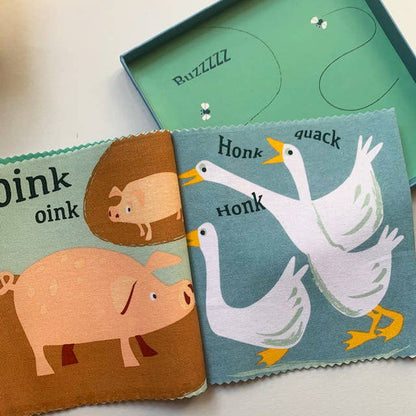 Noisy Farmyard Rag Book from ThreadBear Design