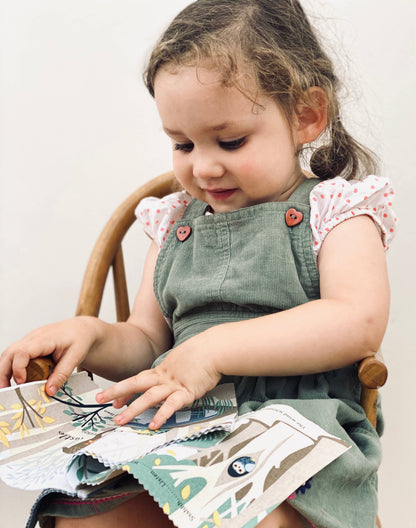 Woodland Hush Rag Book from ThreadBear Design