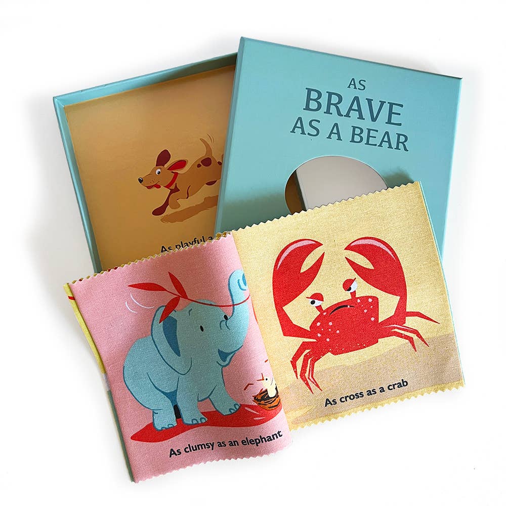 As Brave As a Bear Rag Book from ThreadBear Design