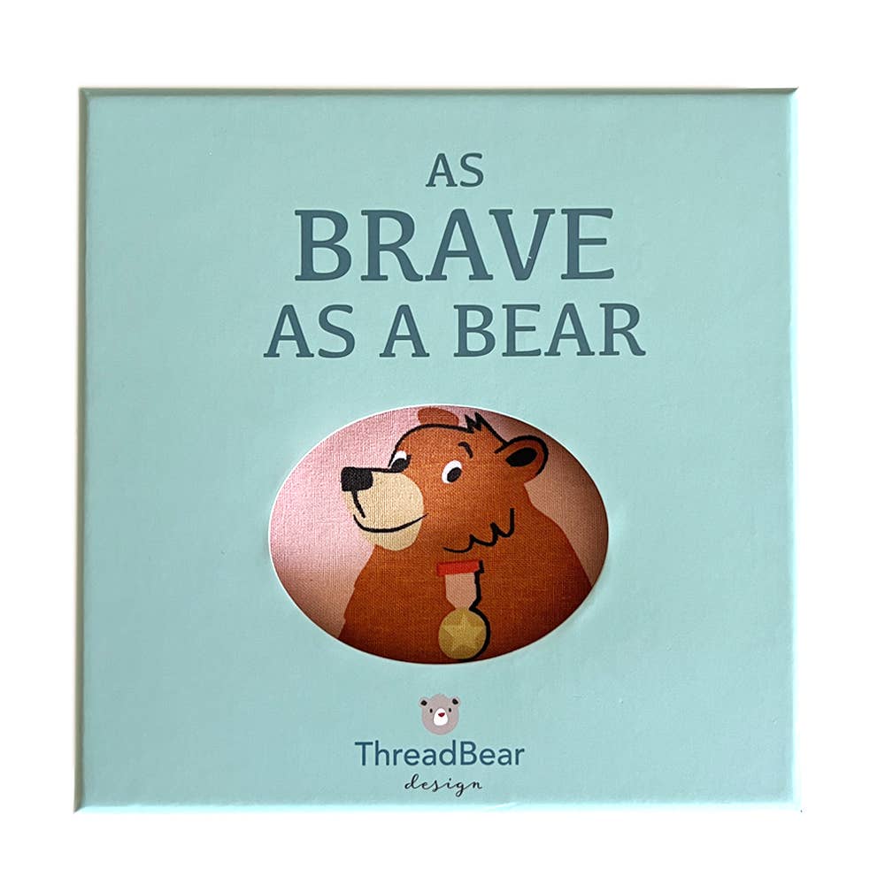 As Brave As a Bear Rag Book from ThreadBear Design