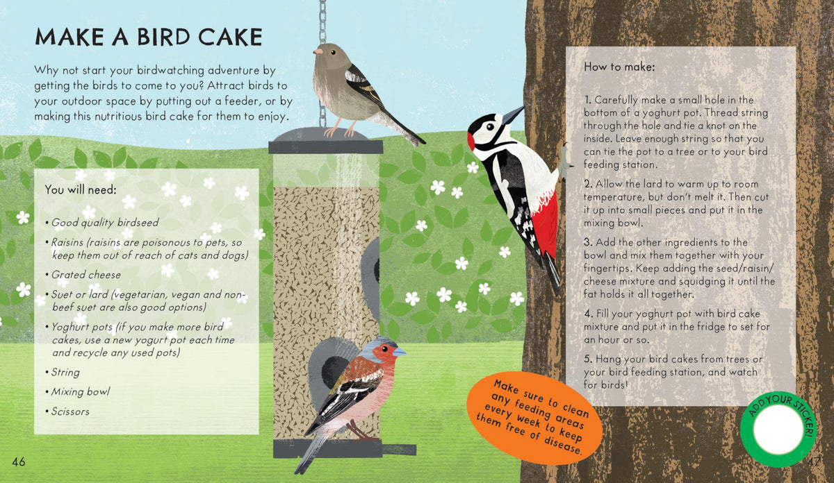 RSPB Nature Spotter: Birds Sticker Guide