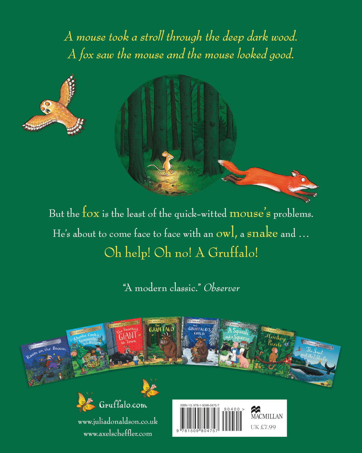 The Gruffalo Paperback by Julia Donaldson