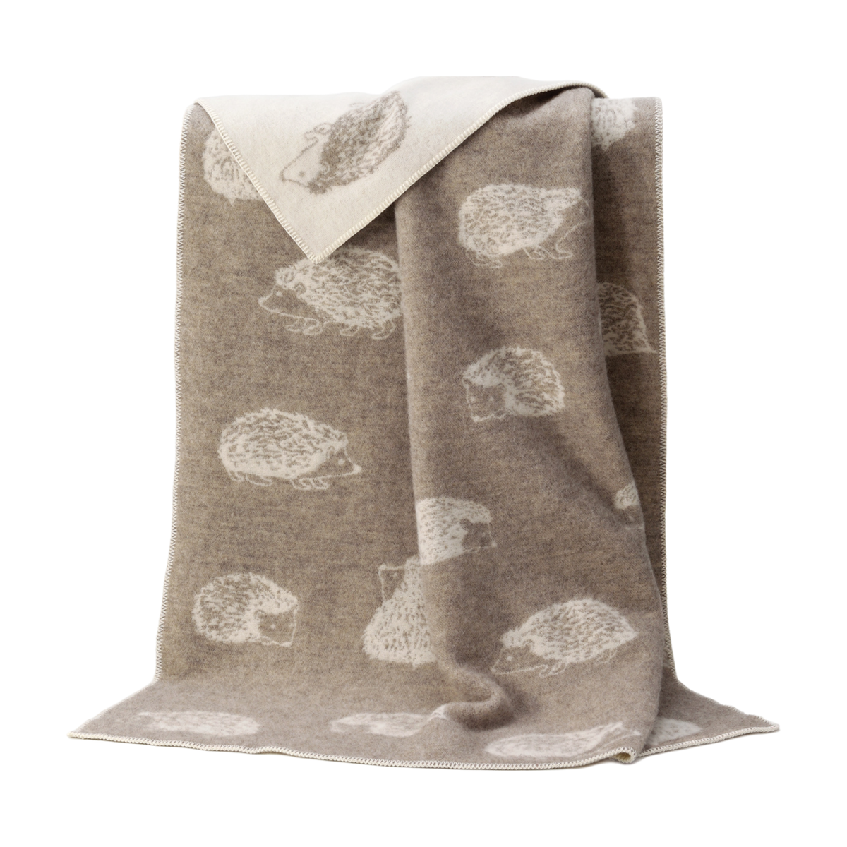 Hedgehog Wool-Blend Blanket from J.J. Textile