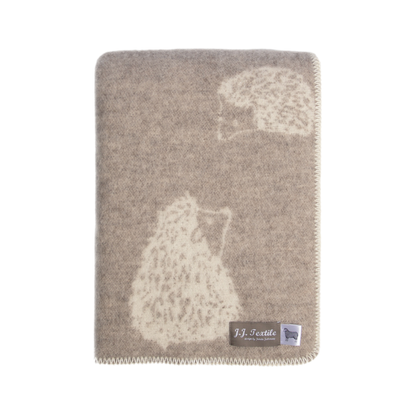 Hedgehog Wool-Blend Blanket from J.J. Textile