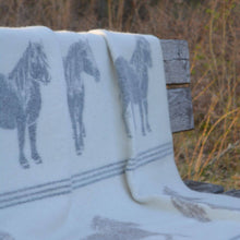 Pony Wool-Blend Blanket from J.J. Textile