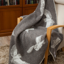 Owl Wool-Blend Blanket from J.J. Textile