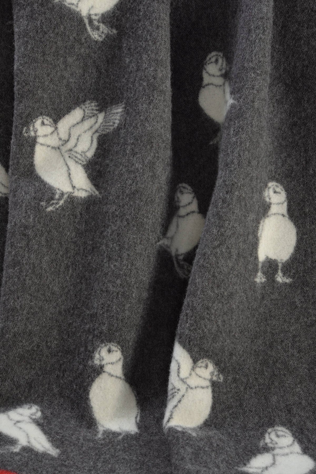 Puffin Wool-Blend Blanket from J.J. Textile