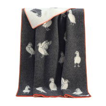 Puffin Wool-Blend Blanket from J.J. Textile