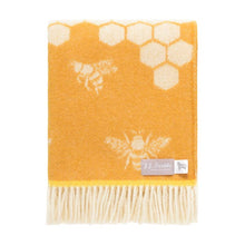 Bee Pure Wool Throw from J.J. Textile