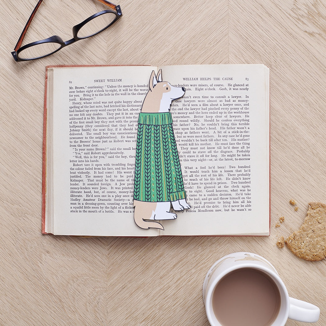Corgi Bookmark from Sweet William
