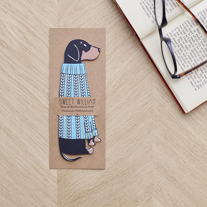 Dachshund Bookmark from Sweet William