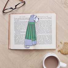 Grey Schnauzer Bookmark from Sweet William