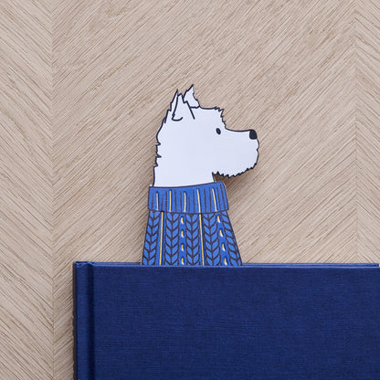 Westie Bookmark from Sweet William