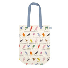 V&A Comic Birds Organic Cotton Shopper Bag by Edward Lear