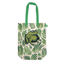 V&A Frog Tile Organic Cotton Shopper Bag by William De Morgan