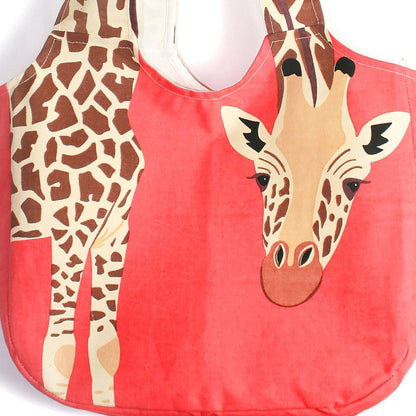 Giraffe Cotton Shoulder Bag from Shared Earth
