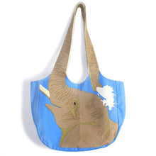 Elephant Cotton Shoulder Bag from Shared Earth