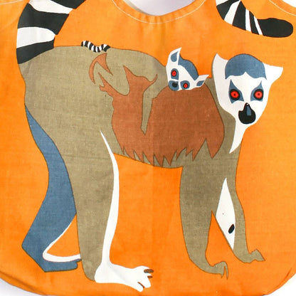 Ring-Tailed Lemur Cotton Shoulder Bag from Shared Earth