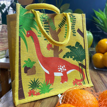 Brontosaurus Jute Shopper Bag from Shared Earth