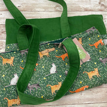 Cat Cotton Tote Bag by Samantha Hall