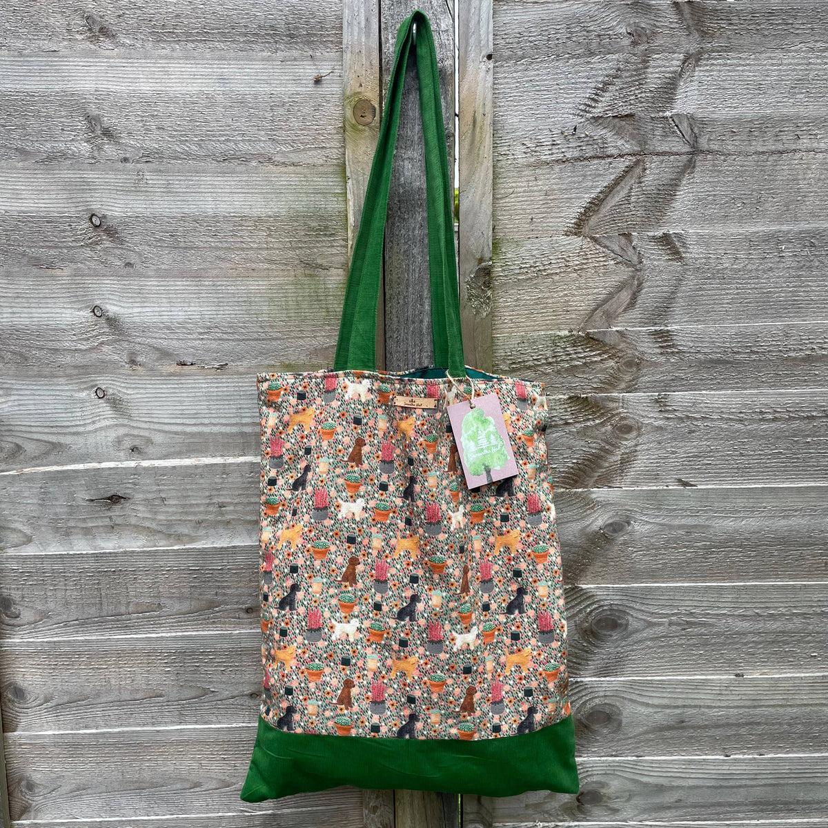 Cockapoo Cotton Tote Bag by Samantha Hall