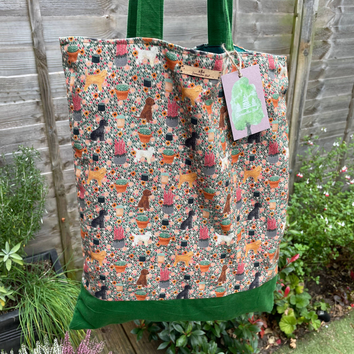 Cockapoo Cotton Tote Bag by Samantha Hall