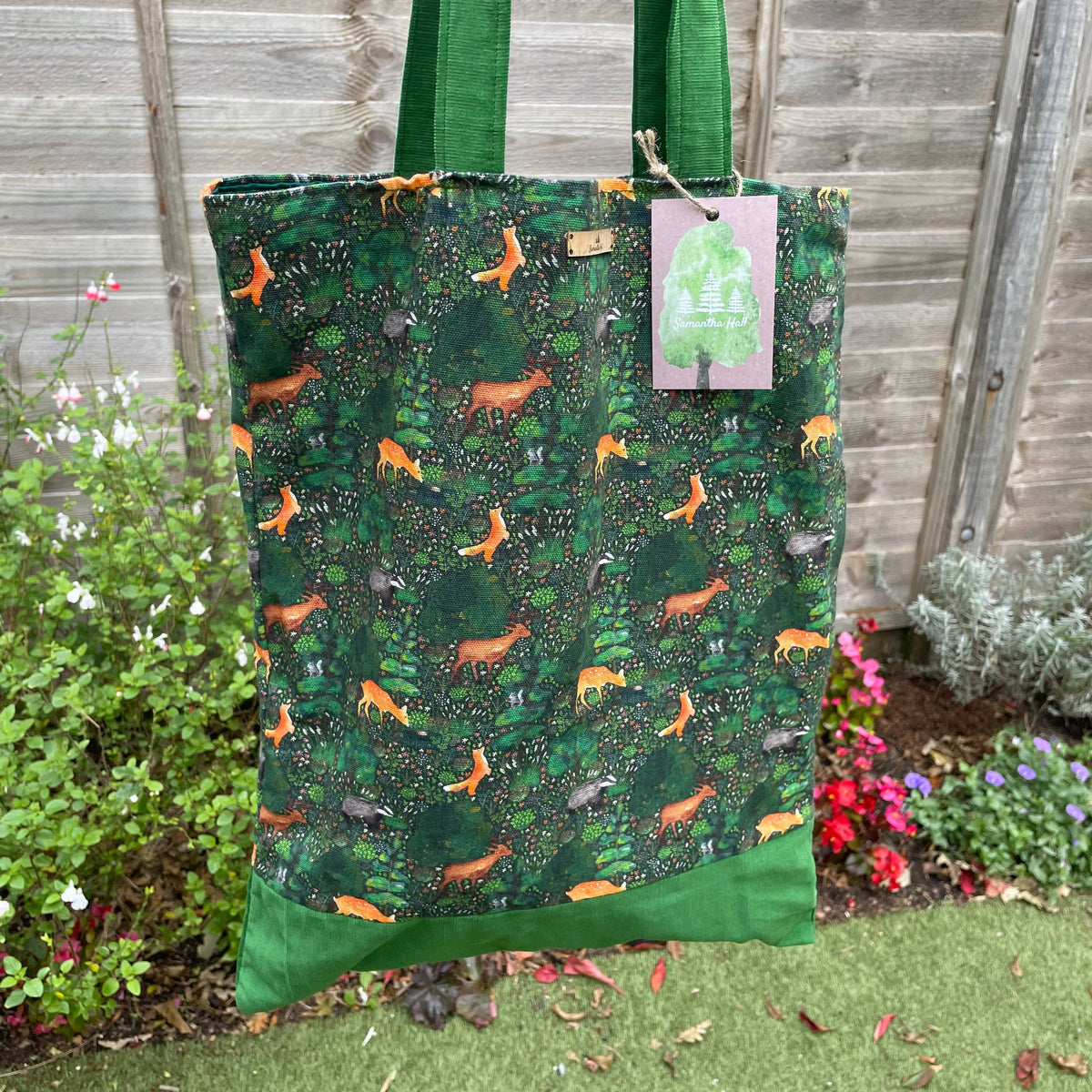 Summer Forest Cotton Tote Bag by Samantha Hall