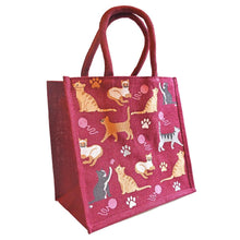 Cats Jute Shopper Bag from Shared Earth