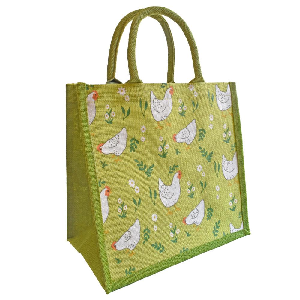 Hens Jute Shopper Bag from Shared Earth