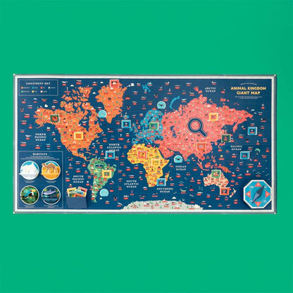 Amazing Animal Kingdom Giant Map Craft Kit from Clockwork Soldier