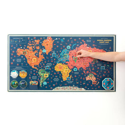 Amazing Animal Kingdom Giant Map Craft Kit from Clockwork Soldier