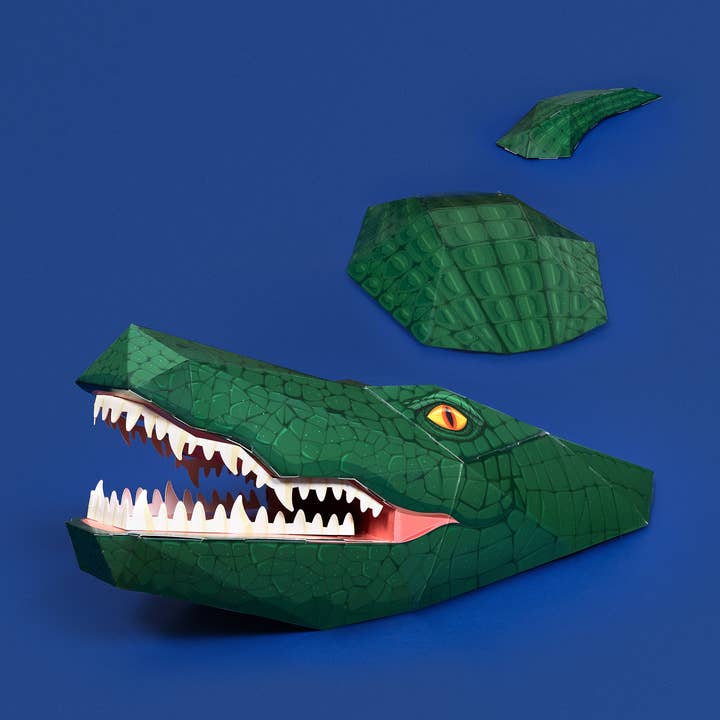 Build a Giant Crafty Crocodile Kit from Clockwork Soldier