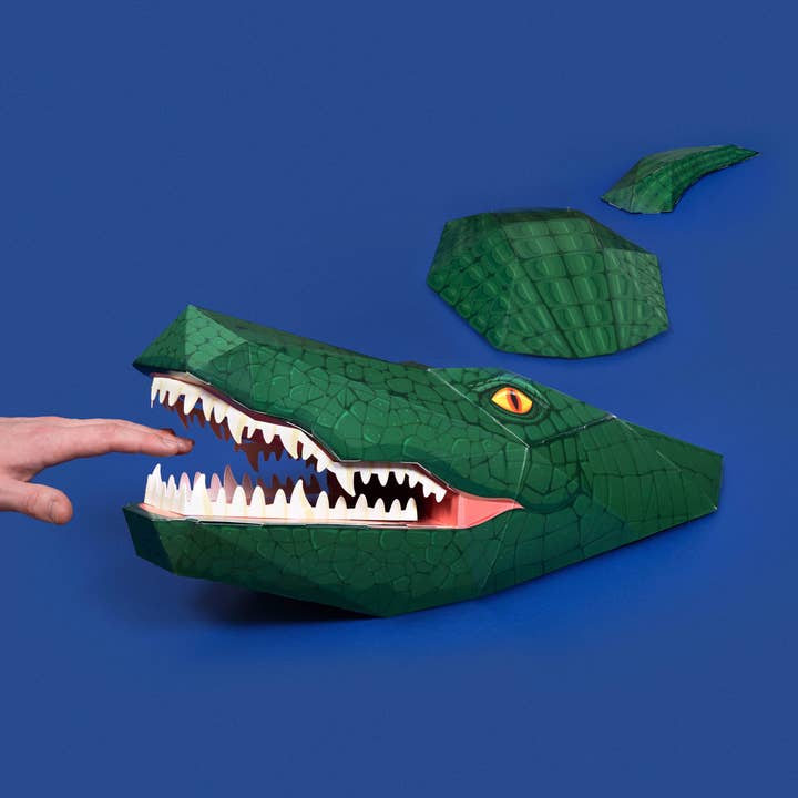 Build a Giant Crafty Crocodile Kit from Clockwork Soldier