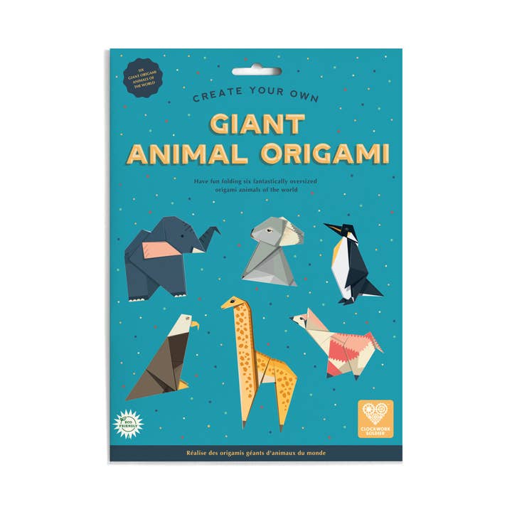 Fold 6 Giant Animal Origami Models from Clockwork Soldier
