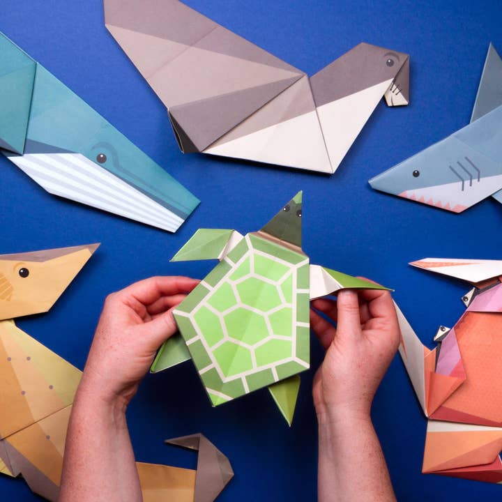 Fold 6 Giant Ocean Origami Models from Clockwork Soldier