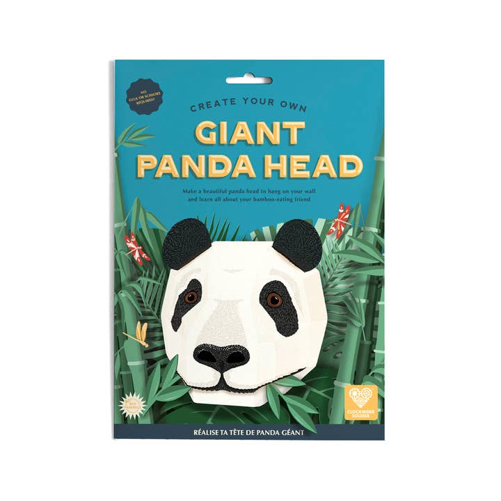 Build a Giant Panda Head Kit from Clockwork Soldier