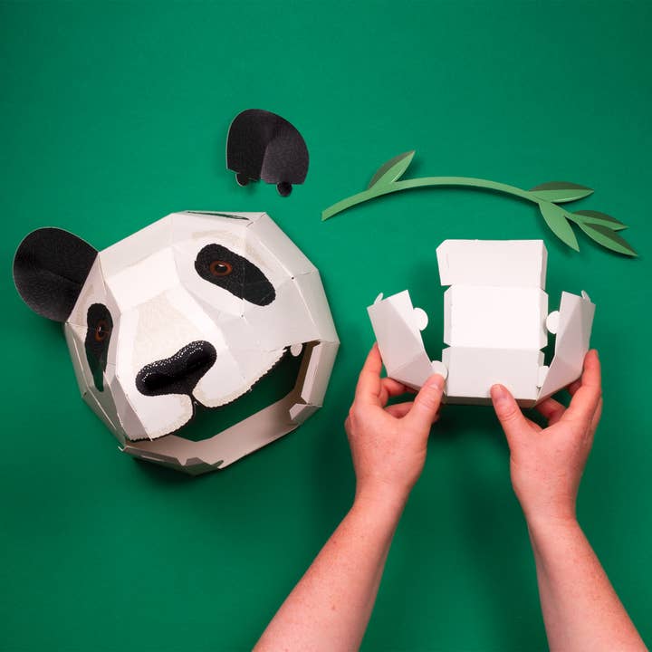 Build a Giant Panda Head Kit from Clockwork Soldier