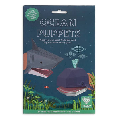 Make 2 Ocean Hand Puppets from Clockwork Soldier