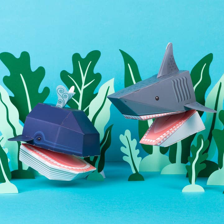Make 2 Ocean Hand Puppets from Clockwork Soldier